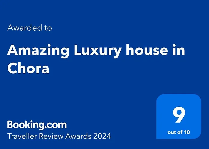 Amazing Luxury House In Chora בית נופש